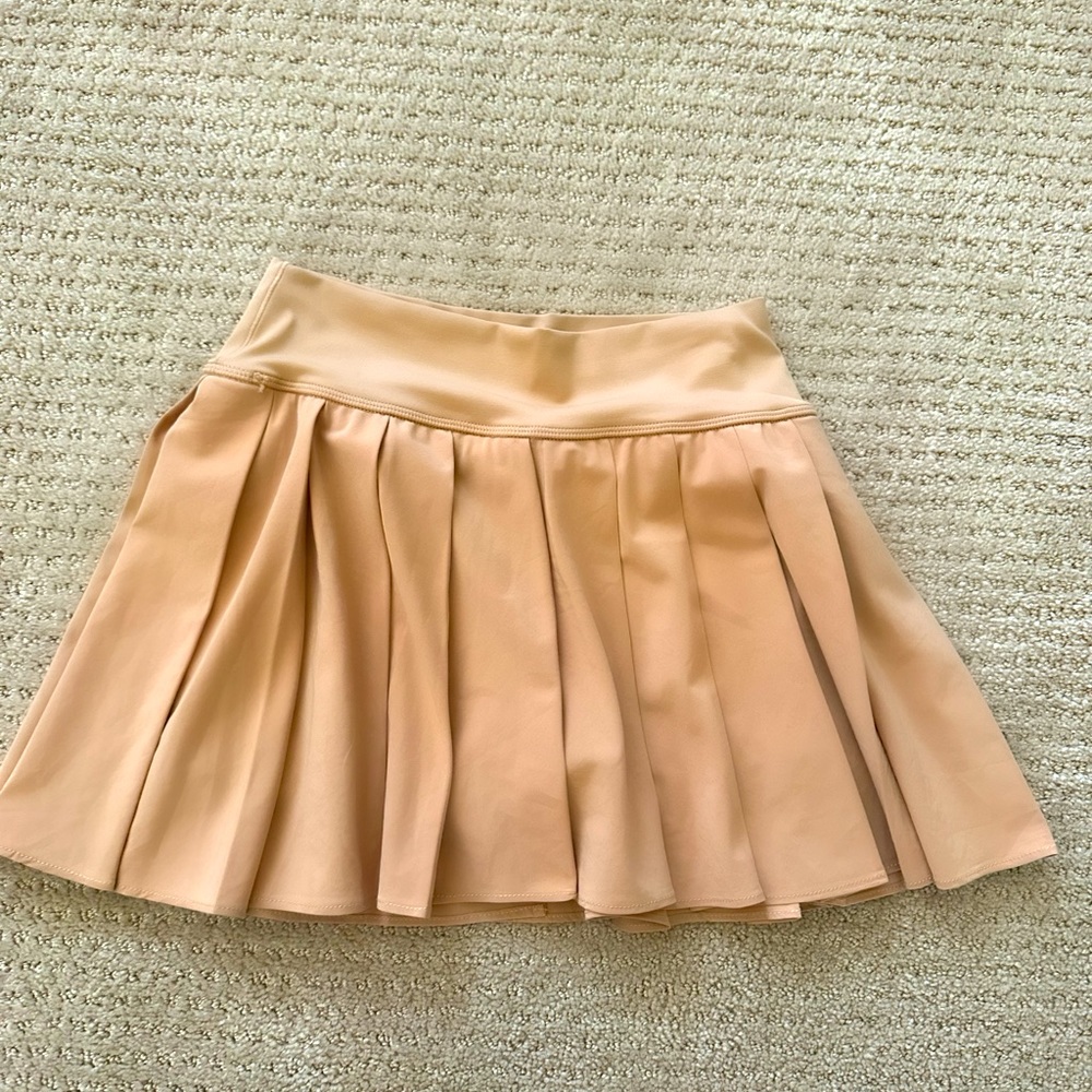Aerie-offline tennis skirt in tan